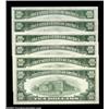 Image 2 : A group of $10 Silver CertificatesFr. 1701 $10 1934 Gem Crisp UncirculatedFr. 1702 $10 1934A About U
