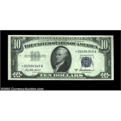 Fr. 1707* $10 1953A Silver Certificate. Gem Crisp Uncirculated.A beautiful crackling fresh and vivid