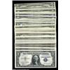 Image 1 : A Hoard of $1 and $5 Silver Certificates$1 1935 Gem Crisp Uncirculated$1 1935A (4); Gem Crisp Uncirc