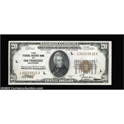 Fr. 1870-L $20 Federal Reserve Bank Note. Gem Crisp Uncirculated.A wonderfully fresh and original Sa