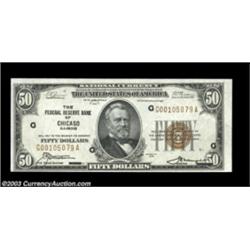 Fr. 1880-G $50 1929 Federal Reserve Bank Note. Crisp Uncirculated.  Important notice: Heritage usual