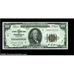 Fr. 1890-I $100 1929 Federal Reserve Bank Note. Choice Crisp Uncirculated.Very fresh and fully origi