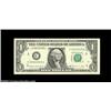 Image 1 : 1988 $1 Federal Reserve Note Radar Note Pair.A pair of Fr. 1914-C $1 Federal Reserve Notes, one from