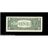 Image 2 : 1988 $1 Federal Reserve Note Radar Note Pair.A pair of Fr. 1914-C $1 Federal Reserve Notes, one from