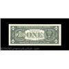 Image 4 : 1988 $1 Federal Reserve Note Radar Note Pair.A pair of Fr. 1914-C $1 Federal Reserve Notes, one from