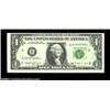 Image 1 : Fr. 1917-B $1 1988A Web Federal Reserve Note. Choice Crisp Uncirculated.The rare B-L block, with thi