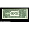 Image 2 : Fr. 1917-B $1 1988A Web Federal Reserve Note. Choice Crisp Uncirculated.The rare B-L block, with thi