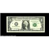Image 1 : Fr. 1917-B $1 1988A Web Federal Reserve Note. B-L Block. Gem Crisp Uncirculated.The third in this un