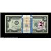 Image 1 : Fr. 1935-H $2 1976 Federal Reserve Notes. 25 Consecutive Notes. Gem Crisp Uncirculated.Each of these