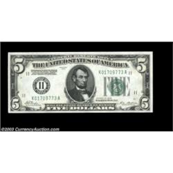 Fr. 1950-K $5 1928 Federal Reserve Note. Gem Crisp Uncirculated.A crackling fresh Dallas district ea