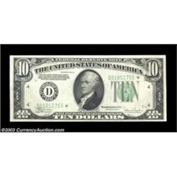 Fr. 2008-D* $10 1934C Federal Reserve Note. Gem Crisp Uncirculated.Fresh, original, and one of a con