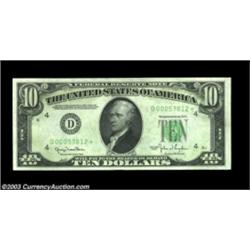 Fr. 2010-D* $10 1950 Wide Federal Reserve Note. Gem Crisp Uncirculated.Just as perfect as the star o