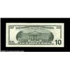 Image 2 : Fr. 2036-E $10 2001 Federal Reserve Note. Gem Crisp Uncirculated.A perfect mate to the other low ser