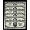 Image 1 : Fr. 2050-L $20 1928 Federal Reserve Notes. Cut Half Sheet of Six. Choice-Gem Crisp Uncirculated.A lo