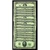 Image 1 : Fr. 2059-G $20 1950 Federal Reserve Notes. Choice-Gem Crisp Uncirculated.a pack fresh group of sixte