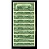 Image 2 : Fr. 2060-D $20 1950A Federal Reserve Notes. Choice Crisp Uncirculated.Ten pieces, in two consecutive