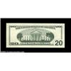 Image 2 : Fr. 2087-B $20 2001 Federal Reserve Note. Gem Crisp Uncirculated.Last in this impressive offering of