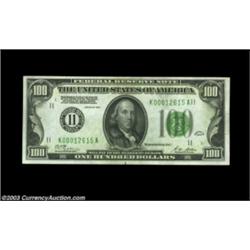 Fr. 2150-K $100 1928 Federal Reserve Note. Very Choice Crisp Uncirculated.A rare note from a distric