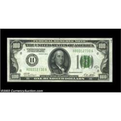 Fr. 2151-H $100 1928A Federal Reserve Note. Gem Crisp Uncirculated.There is one small handling mark,
