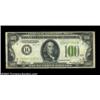 Image 1 : Fr. 2152-B* $100 1934 Light Green Seal Federal Reserve Note.A well circulated but very scarce star n