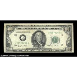 Fr. 2157-J  $100 1950 Federal Reserve Note Non-mule. Crisp Uncirculated.Crackling fresh paper, but k