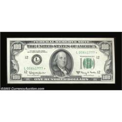 Fr. 2163-L* $100 1963A Federal Reserve Note. Gem Crisp Uncirculated.A perfectly centered pack fresh