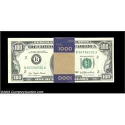 Fr. 2168-B $100 1977 Federal Reserve Notes. Choice Crisp Uncirculated.A run of ten consecutive piece