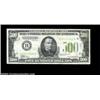 Image 1 : Fr. 2201-B $500 1934 Light Green Seal Federal Reserve Note. Extremely Fine.A bright LGS example, but