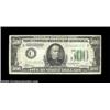 Image 1 : Fr. 2202-C $500 1934A Federal Reserve Note. Very Fine-Extremely Fine.A nice circulated example with