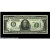 Image 1 : Fr. 2202-F $500 1934A Federal Reserve Note. About Uncirculated.Decently centered and close to new.