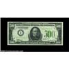 Image 1 : Fr. 2202-I $500 1934 Light Green Seal Federal Reserve Note. CGA Gem Uncirculated 66.A bright and wel