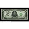 Image 1 : Fr. 2212-F $1000 1934A Federal Reserve Note. Crisp Uncirculated.But for a small ink spot on the reve
