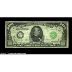 Fr. 2212-F $1000 1934A Federal Reserve Note. Very Fine+.A pleasing example that is perfect for any c