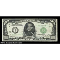 Fr. 2212-I  $1000 1934A Federal Reserve Note. CGA About Uncirculated 50.A nice looking Minneapolis.