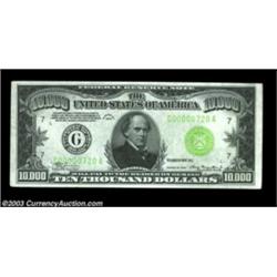 Fr. 2231-G $10,000 1934 Federal Reserve Note. Extremely Fine.The Chicago district bank of the Federa