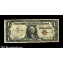 Fr. 2300 $1 1935A Hawaii Silver Certificate. Very Fine.A decent circulated example of the scarce F-C