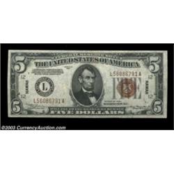 Fr. 2301 $5 1934 Hawaii Mule Federal Reserve Note. About Uncirculated.  Important notice: Heritage u