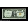 Image 1 : Fr. 2306 $1 1935A North Africa Silver Certificate. Choice Crisp Uncirculated.A vividly colored and p