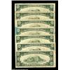 Image 2 : Fr. 2309 $10 1934A North Africa Silver Certificates. Seven Examples. Fine.A decent group of circulat