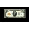 Image 1 : Fr. 2400 $10 1928 Gold Certificate. About Uncirculated.  Important notice: Heritage usually auctions
