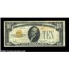 Image 1 : Fr. 2400* $10 1928 Gold Certificate. Fine+.An evenly circulated Gold star example.  Important notice