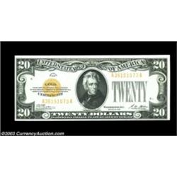 Fr. 2402 $20 1928 Gold Certificate. Choice Crisp Uncirculated.Nice, but the margins do not allow for