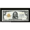 Image 1 : Fr. 2404 $50 1928 Gold Certificate. Gem Crisp Uncirculated.An incredibly fresh example with deep ori