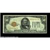 Image 1 : Fr. 2404 $50 1928 Gold Certificate. Very Fine.A decent no-problems circulated example.  Important no