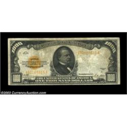 Fr. 2408 $1000 1928 Gold Certificate. Very Fine.An absolutely original and unmolested mid-grade circ
