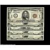 Image 1 : WW II Emergency Note Quintet.Fr. 2302 $5 1934A Hawaii Federal Reserve Note VF-XFFr. 2303 $10 1934A H