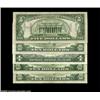 Image 2 : WW II Emergency Note Quintet.Fr. 2302 $5 1934A Hawaii Federal Reserve Note VF-XFFr. 2303 $10 1934A H