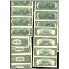 Image 2 : Modern Subject Sheets of Four.Fr. 1913-L $1 1985 Federal Reserve Notes Uncut Sheets of Four (2) Gem