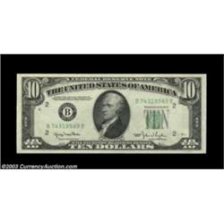 Four High Grade CGA Encapsulated Feds.Fr. 2010-B $10 1950 Federal Reserve Note CGA Gem Uncirculated