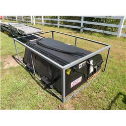 Bucket broom for skidloader -New